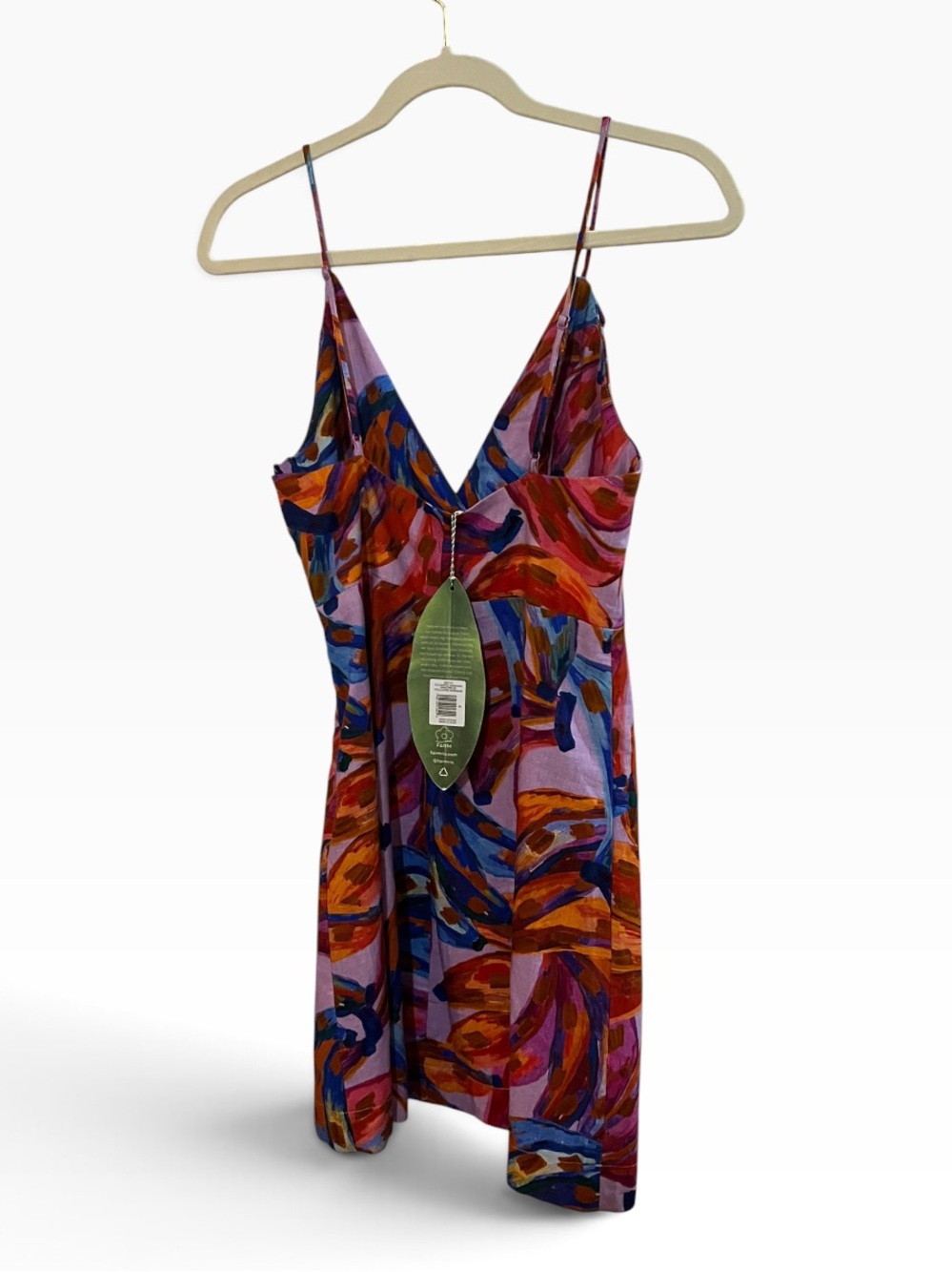 FARM Rio Pink Multi-Color Spaghetti Strap Mini Dress - Picture 5 of 6